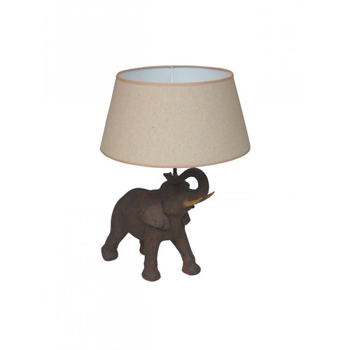 Chehoma - Petite Lampe à poser éléphant HAITI - Luminaires