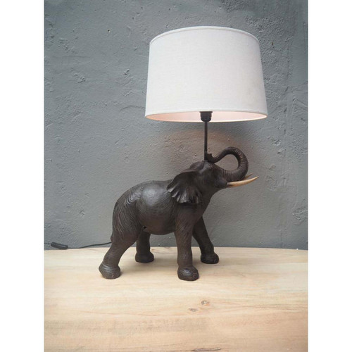Lampes à poser Petite Lampe à poser éléphant HAITI