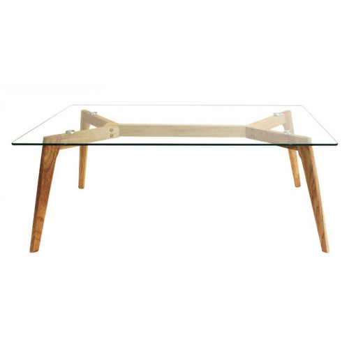 3S. x Home - Table Basse Rectangulaire En Verre FIORD - Tables d'appoint