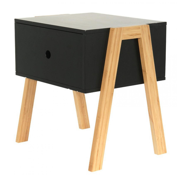 Chevet 3S. x Home Table de Chevet Empilable Noir ICHIGO