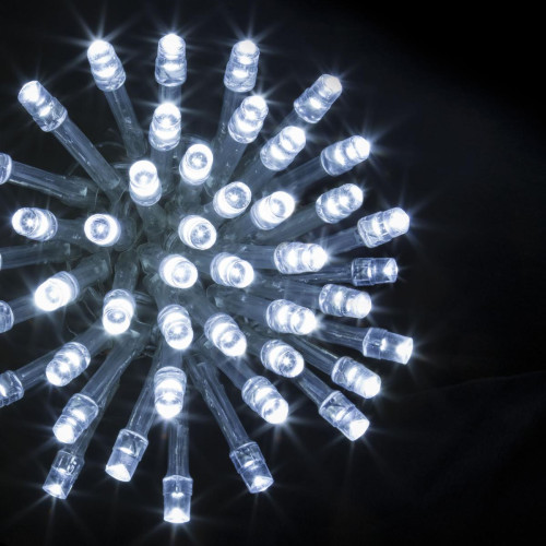 3S. x Home - Guirlande LUMINEUSE 100 LED 8 mètres - 8 fonctions lumineuses - Objets déco