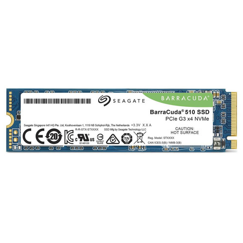 SSD Interne BarraCuda 510 - 1 To - M.2 PCI-E 3.0 x4 - NVMe
