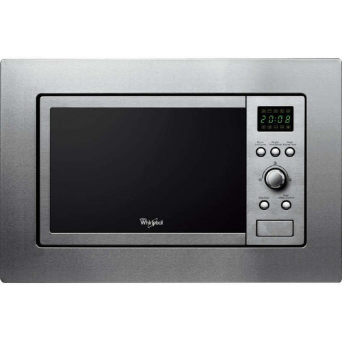 whirlpool - Micro-ondes Grill encastrable 800W - AMW 140 IX - Inox - Four micro-ondes