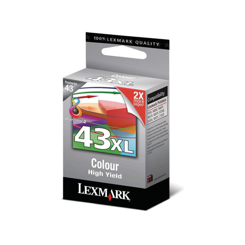 Lexmark - 43XL Blister Cartouche Couleur HC - Lexmark