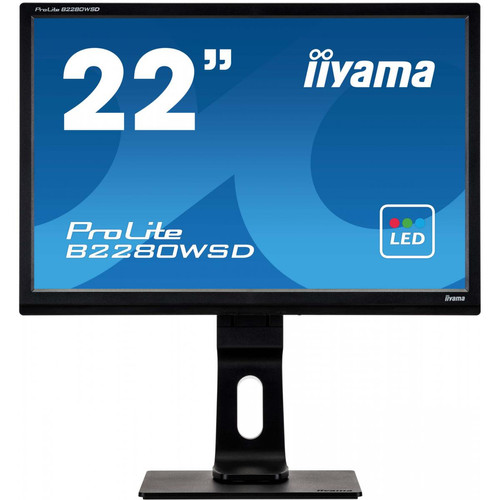 Moniteur PC Iiyama 22" LED Prolite B2280WSD-B1