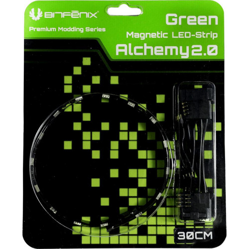 Bitfenix - Alchemy 2.0 Magnetic LED-Strip - 30cm - 15 LEDs - Vert - Ampoules