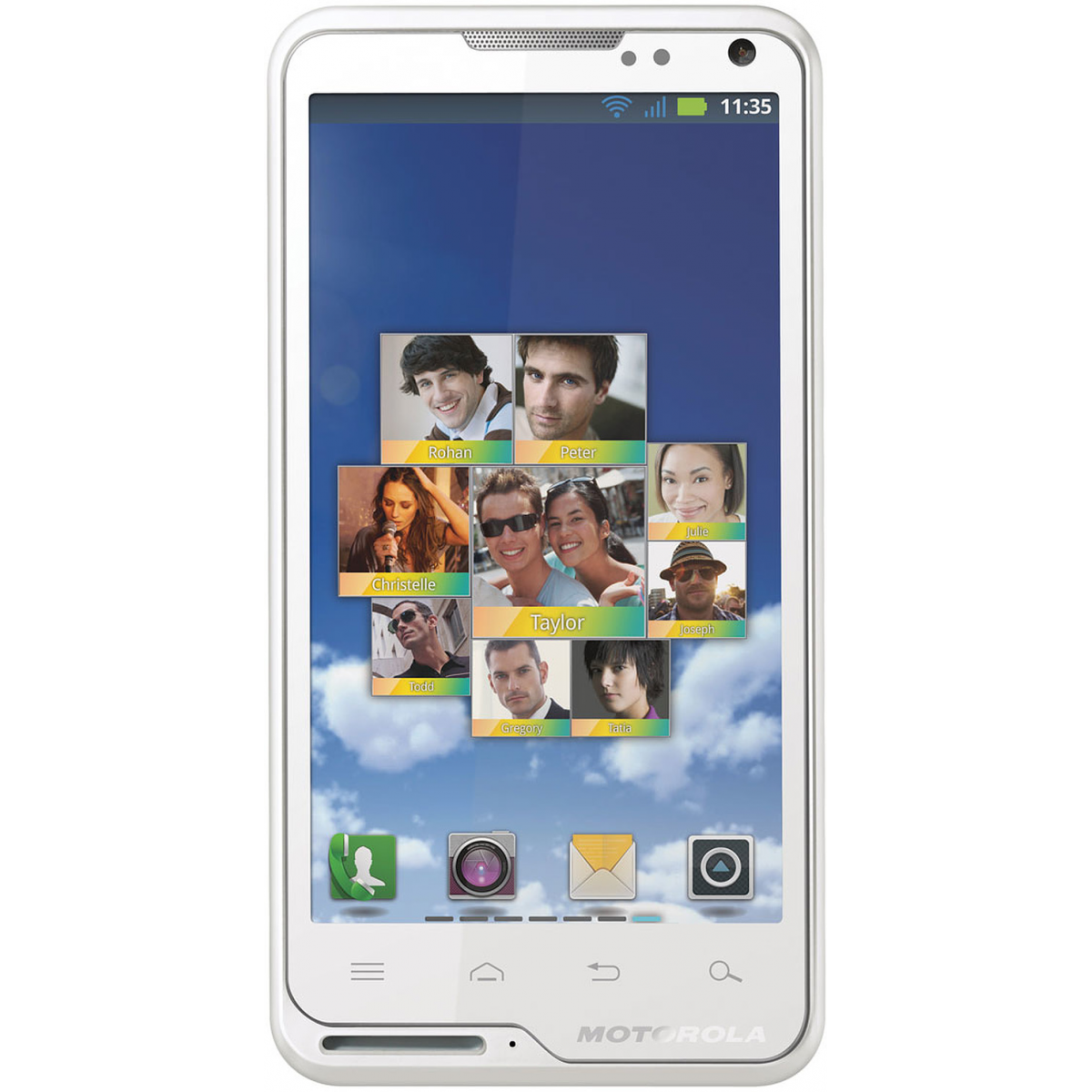 Smartphone Android Motorola MOTOROLA-MOTOLUXE-BLANC