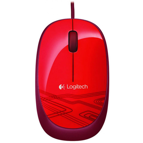 Logitech - LOGITECH - M105 - Souris Rouge