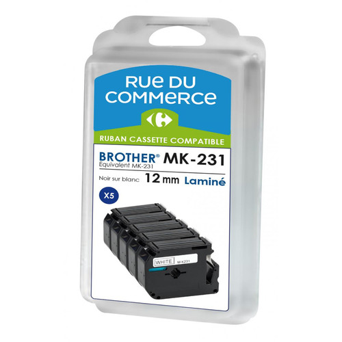 Rue Du Commerce - Brother MK-231BZ - Pack de 5 cassettes à ruban - Nos PC Gamer montés