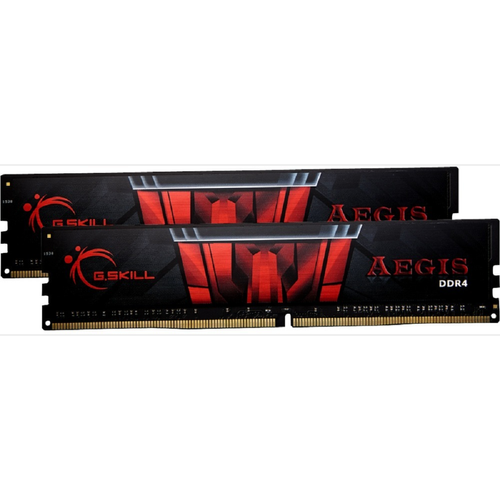 G.Skill - Aegis - 2 x 8 Go - DDR4 3000 MHz - Noir/Rouge G.Skill  - RAM PC 16
