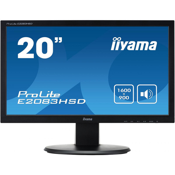 Moniteur PC Iiyama 19,5" LED E2083HSD-B1
