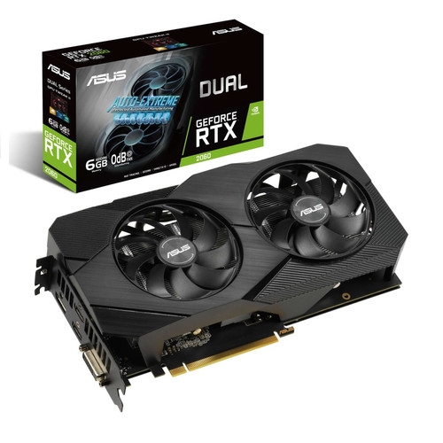 Asus - Geforce RTX 2060 - DUAL EVO - 6 Go - Composants comme neuf