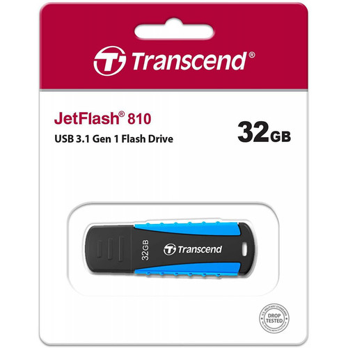 Clés USB JetFlash 810 - 32 Go Bleu Noir