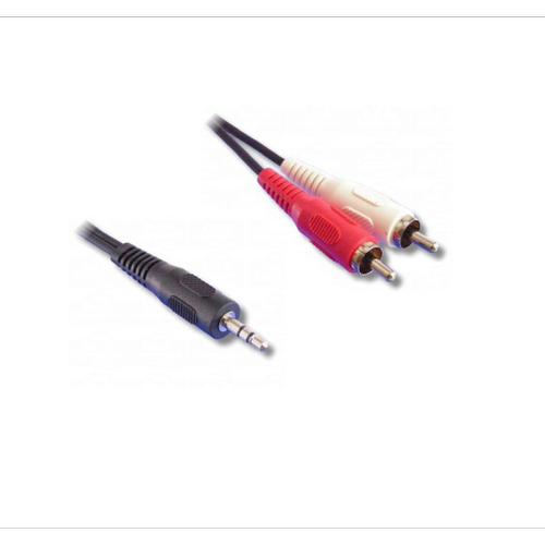 Rue Du Commerce - Cable Jack 3,5mm stéréo mâle / 2 x RCA mâle, 5m00 - Câble et Connectique