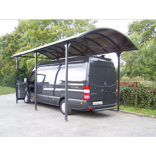 Habrita DORVAL C - Carport camping-car - Toit 1/2 rond - 27,51 m²