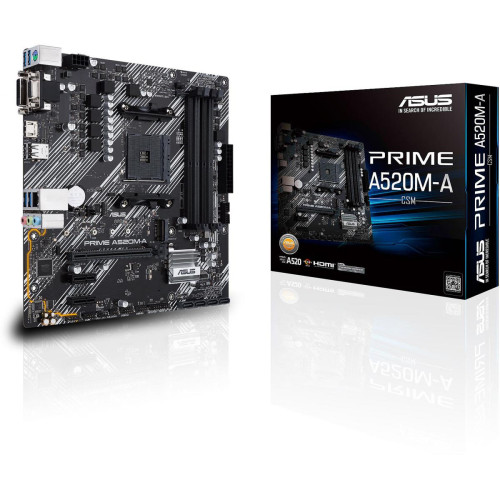 Asus - PRIME A520M-A - Carte mère AMD Micro-atx