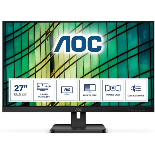 Aoc - 27" LED 27E2QAE - Moniteur PC Nvidia g-sync