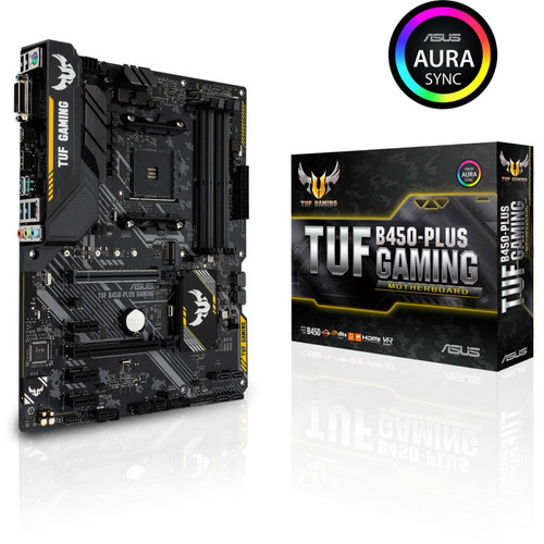 Asus - Asus TUF B450 PLUS GAMING - Carte mère AMD Amd b450
