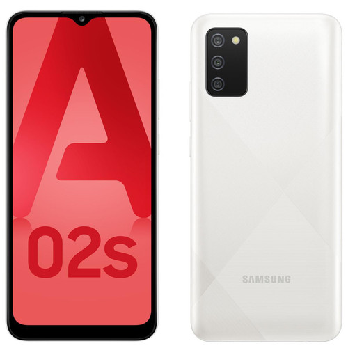 Samsung - Galaxy A02s - 32 Go - Blanc Samsung   - Smartphone Android 32 go
