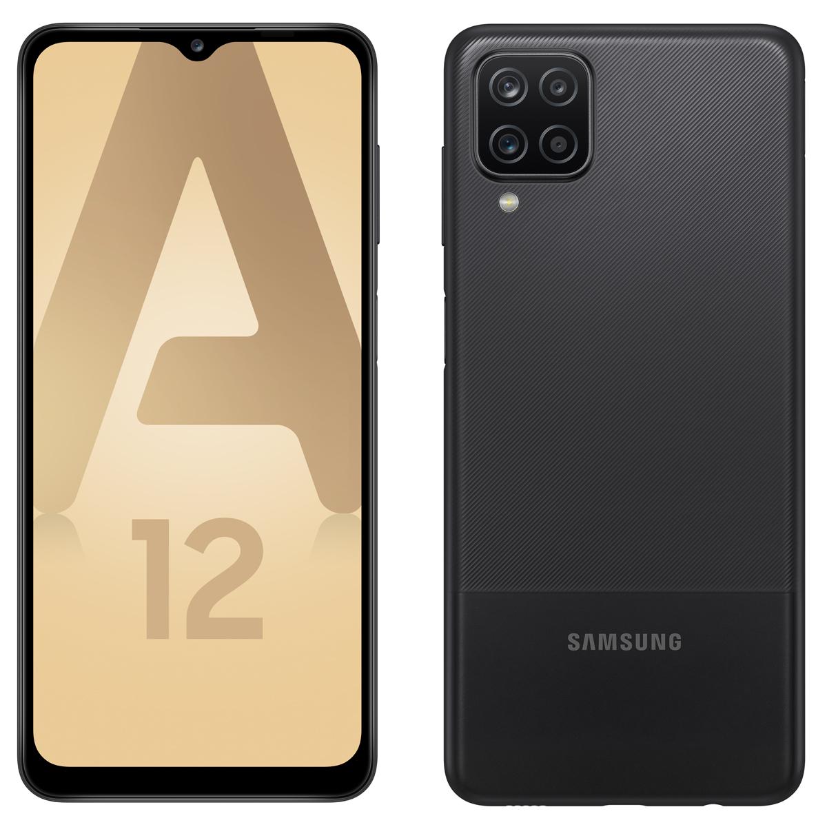 Smartphone Android Samsung Galaxy A12 - 64 Go - Noir