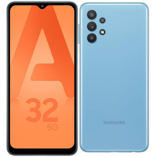 Samsung - Galaxy A32 - 5G - 128 Go - Bleu - Jusqu'à 4 mois offerts de YouTube Premium pour l'achat d'un smartphone ou d'une tablette Galaxy