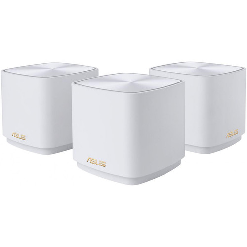 Asus - ASUS ZenWiFi AX Mini (XD4) blanc x3 Asus  - Modem / Routeur / Points d'accès Pack reprise