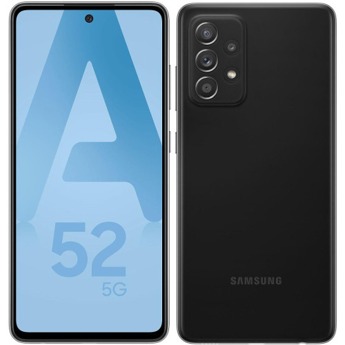 Samsung - Galaxy A52 4G - 128 Go - Noir - Jusqu'à 4 mois offerts de YouTube Premium pour l'achat d'un smartphone ou d'une tablette Galaxy