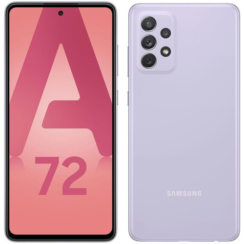 Samsung - Galaxy A72 - 128 Go - Lavande Samsung   - Smartphone 4g