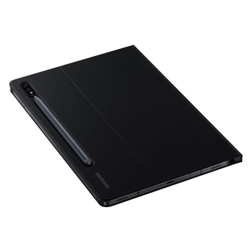 Samsung - Book Cover Galaxy Tab S7 Noir 2 Positions Rangement S Pen Design Fin et Élégant SAMSUNG - EF-BT870PBEGEU - Samsung