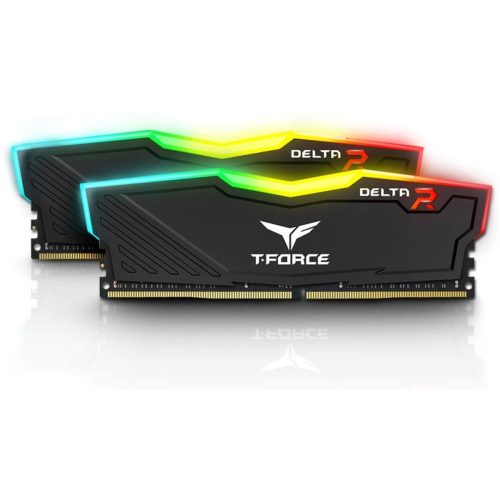 RAM PC Fixe T-Force Delta RGB - 2 x 8 Go - DDR4 3200 MHz CL 16 - Noir