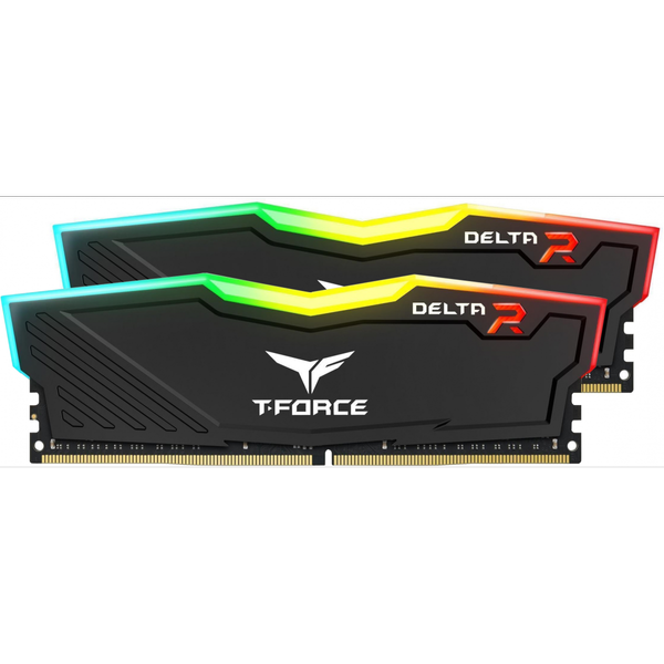 RAM PC Fixe T-Force Delta RGB - 2 x 8 Go - DDR4 3600 MHz CL 18 - Noir