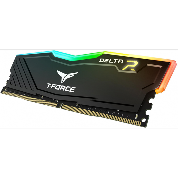 T-Force Delta RGB - 2 x 8 Go - DDR4 3600 MHz CL 18 - Noir