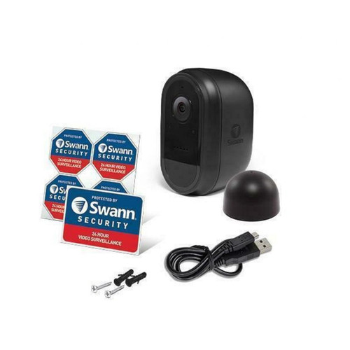 Swann Caméra de sécurité Sans Fil Full HD - Noir