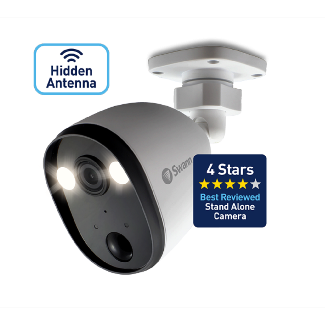 Caméra de surveillance connectée Swann Caméra de sécurité extérieure avec projecteur Full HD