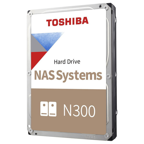Disque Dur interne Toshiba N300 High-Reliability Hard Drive 8 To - 7200 tpm - 256 Mo - NAS - CMR