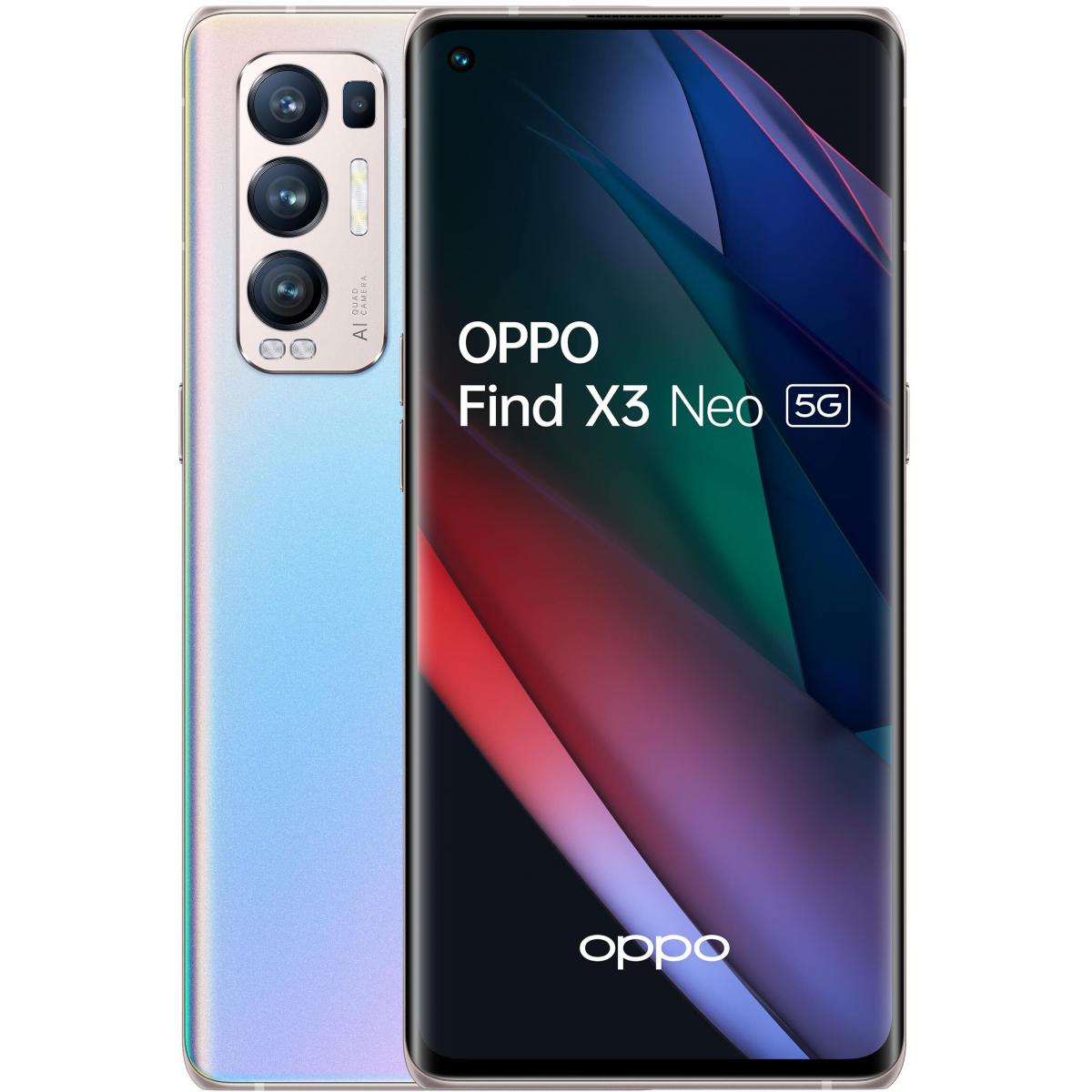 Smartphone Android Oppo Find X3 Neo 5G - 256 Go - Silver
