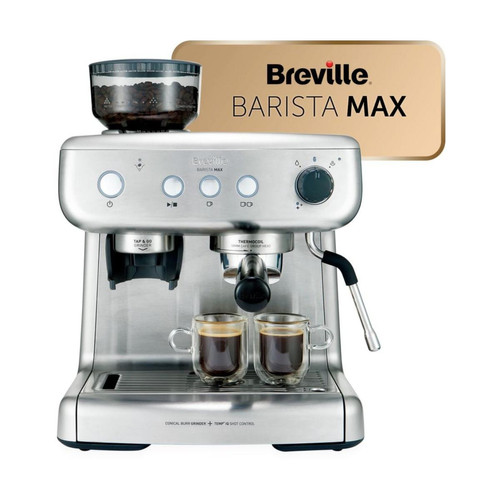 BREVILLE - Barista Max - VCF126X-01 - Expresso - Cafetière Café moulu