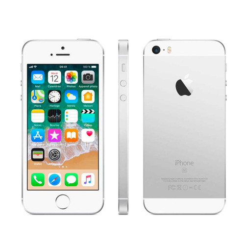 Apple - iPhone SE (2016) - 16 Go - Argent - Reconditionné Premium Apple   - iPhone 16 go