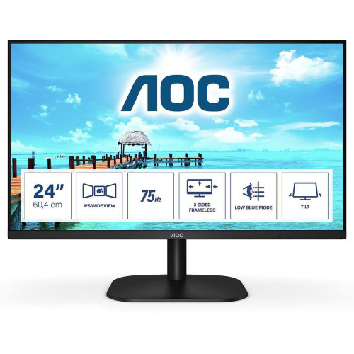 Aoc - 23,8" LED 24B2XDAM - Ecran PC Non compatible