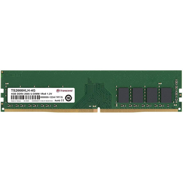RAM PC Transcend Mémoire -  4 Go -  DDR4 - 2666Mhz