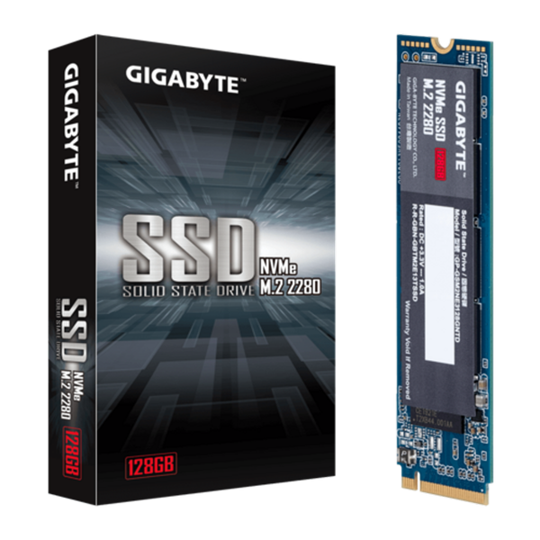 SSD Interne Gigabyte SSD 128 Go - M.2 2280  PCI Express 3.0 x4 NVMe 1.3