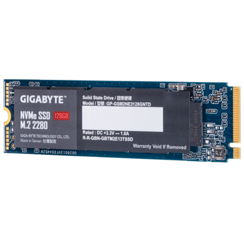Gigabyte SSD 128 Go - M.2 2280  PCI Express 3.0 x4 NVMe 1.3