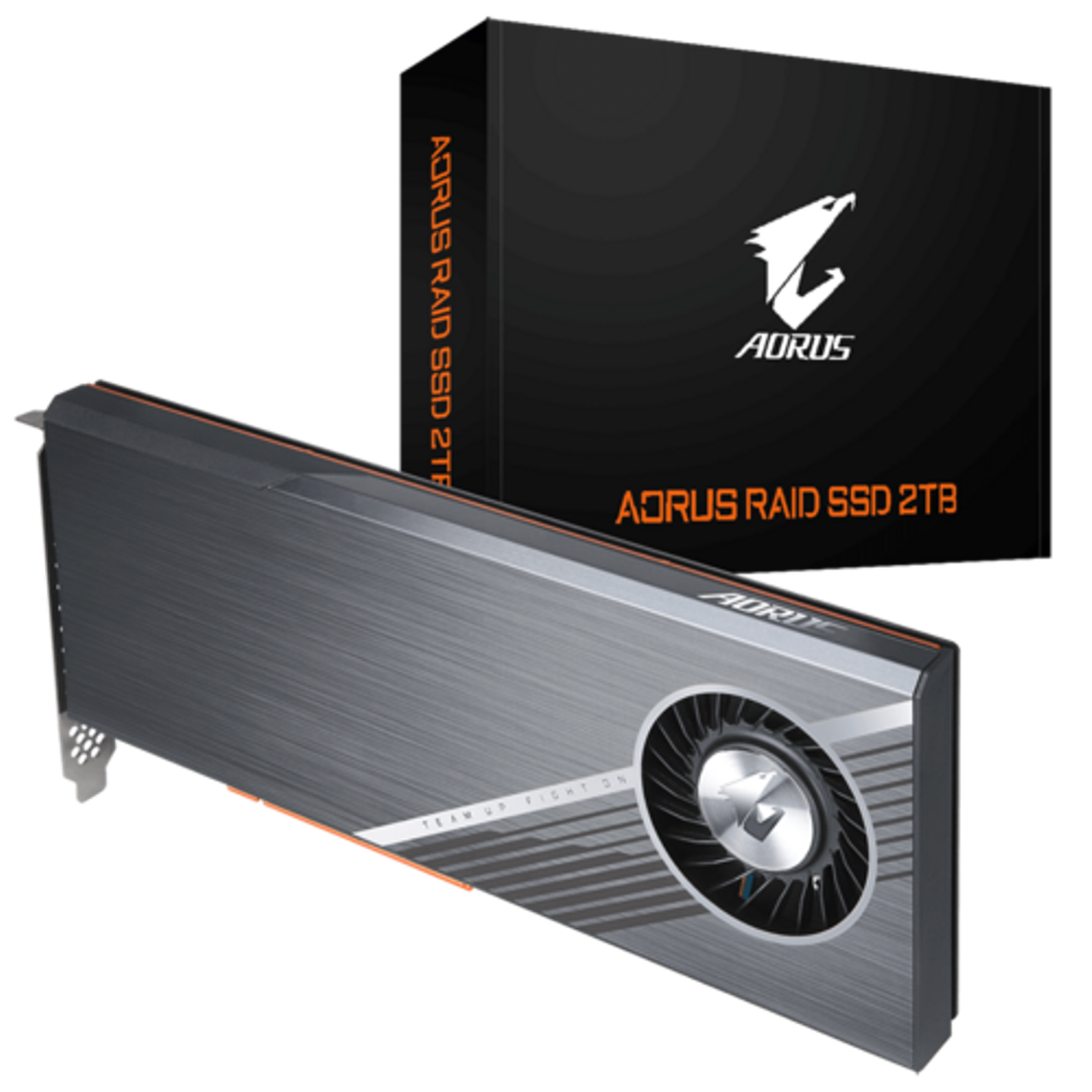 Gigabyte Aorus Raid SSD 2 To - PCI Express 3.0 8x - NVMe 1.3 - Lecture sequentielle : 6300 Mo/s - Ecriture sequentielle : 6000 Mo