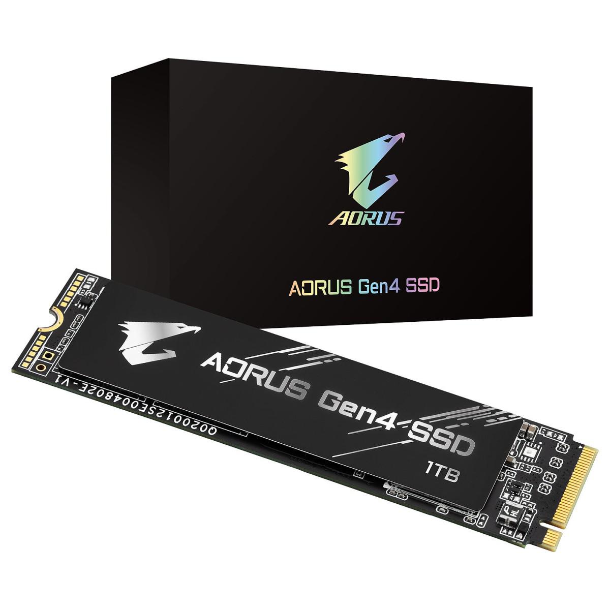 SSD Interne Gigabyte Aorus Gen4 1 To - M.2 2280 - PCIe 4.0 NVMe 1.3