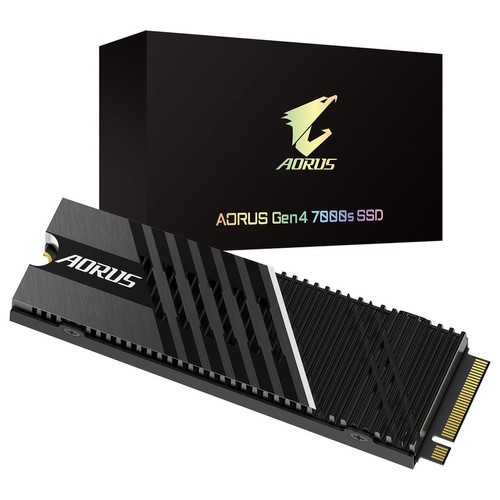 Gigabyte - Aorus Gen4 7000s 2To - M.2 2280 - PCIe 4.0x4 NVMe 1.4 Gigabyte   - Gigabyte