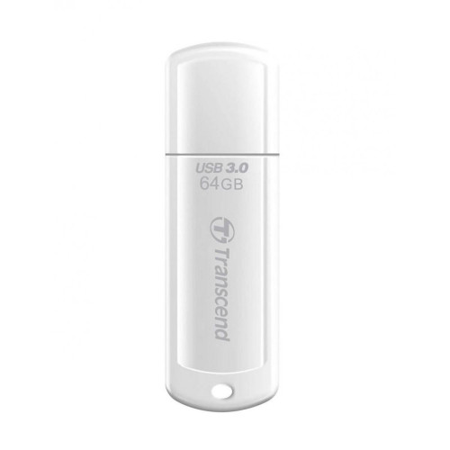 Transcend - JetFlash 730 -  64 Go Blanc Transcend  - Clé USB