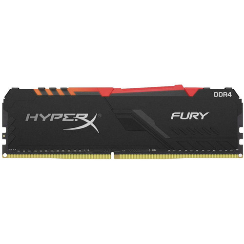 RAM PC Fixe Hyperx Fury - 1x8 Go - DDR4 2666 MHz - CL16 Noir