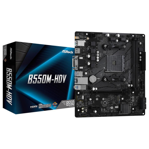 Asrock -AMD B550M HDV - ATX Asrock  - Carte mère AMD Micro-atx