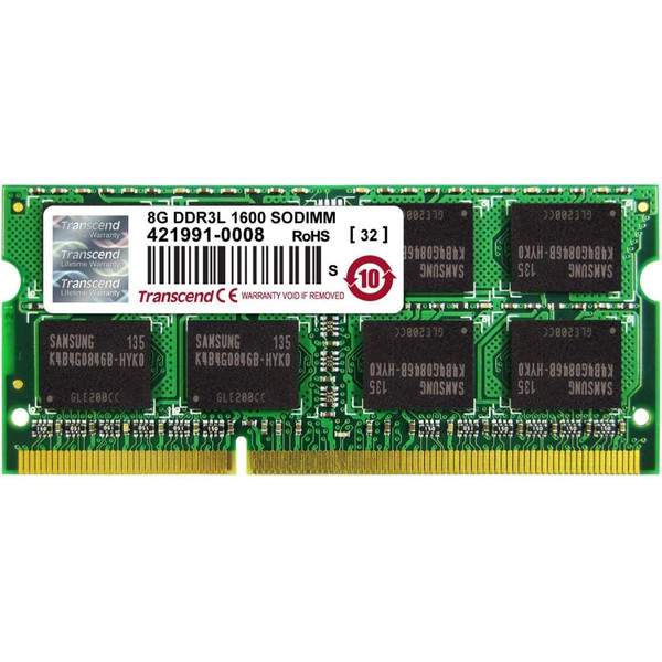 RAM PC Transcend 1x8 Go - DDR3 1600MHz - CL11