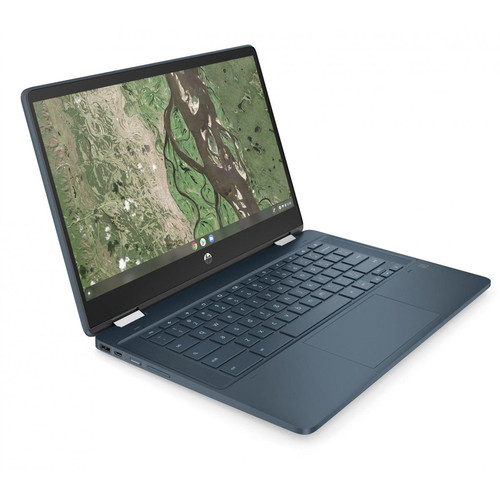 Hp - Chromebook x360 14b-cb0004nf - Bleu - Ordinateur Portable